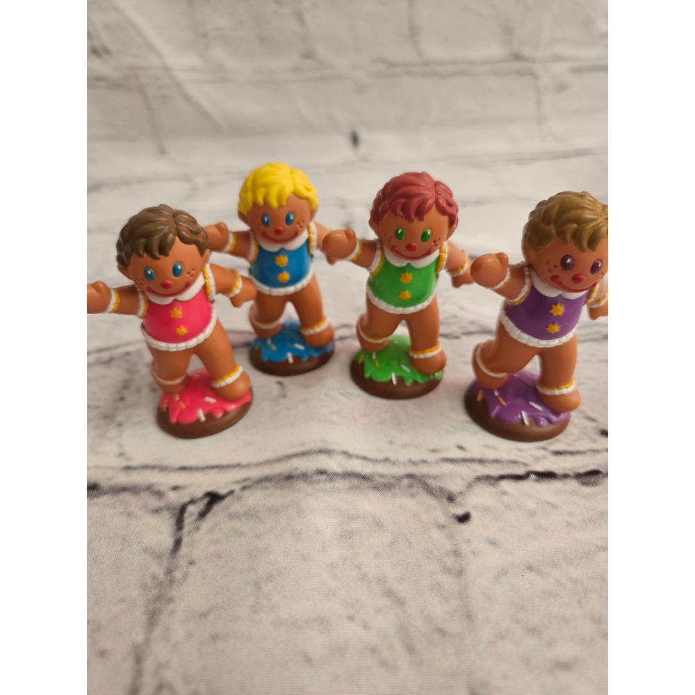 Vintage 1998 Hasbro Candy Land Game Pieces Gingerbread Player Tokens Set of 4